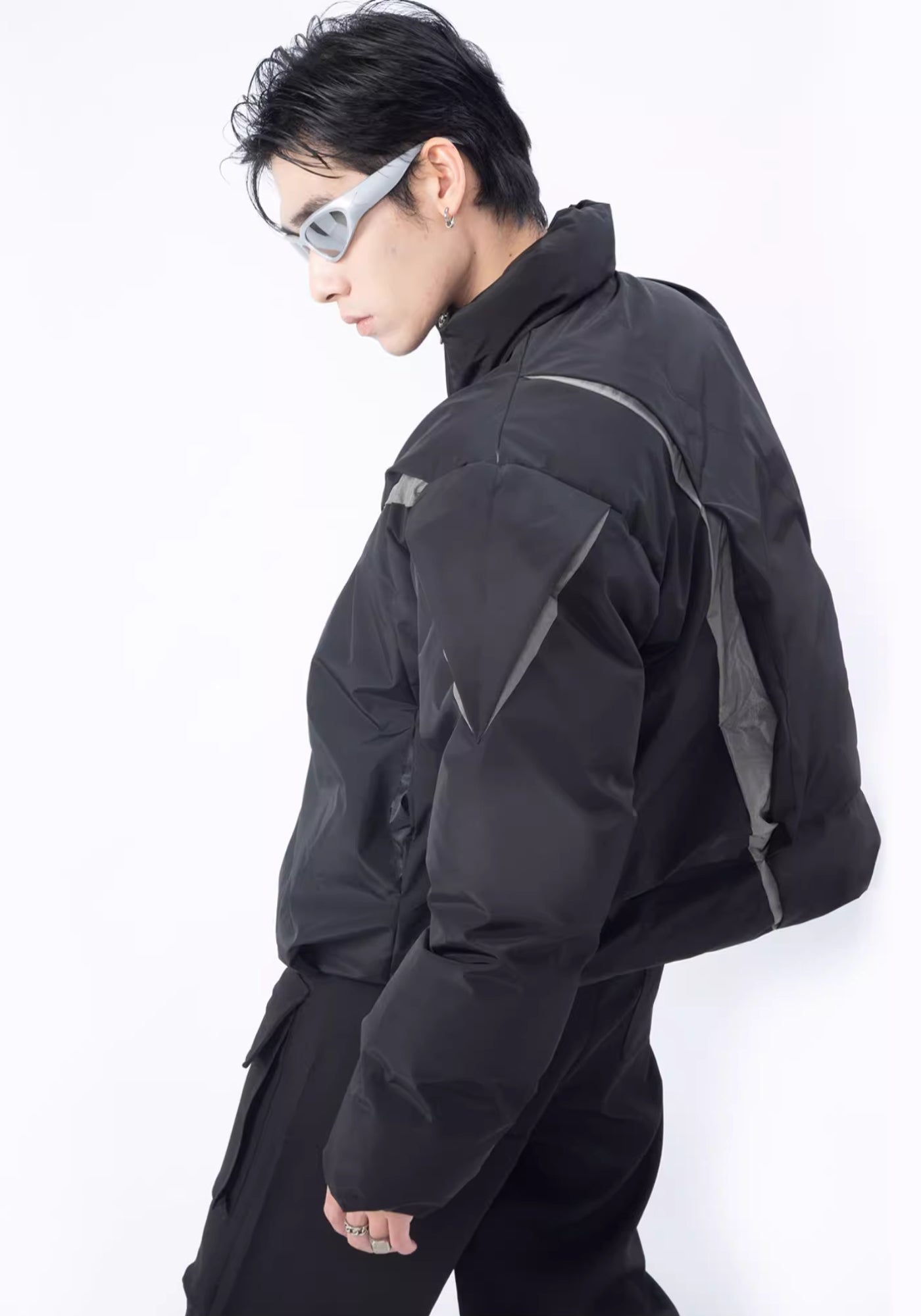 Doudoune Unisexe Coton Polyester | Asymétrique Élégante Hiver Cocooning 4