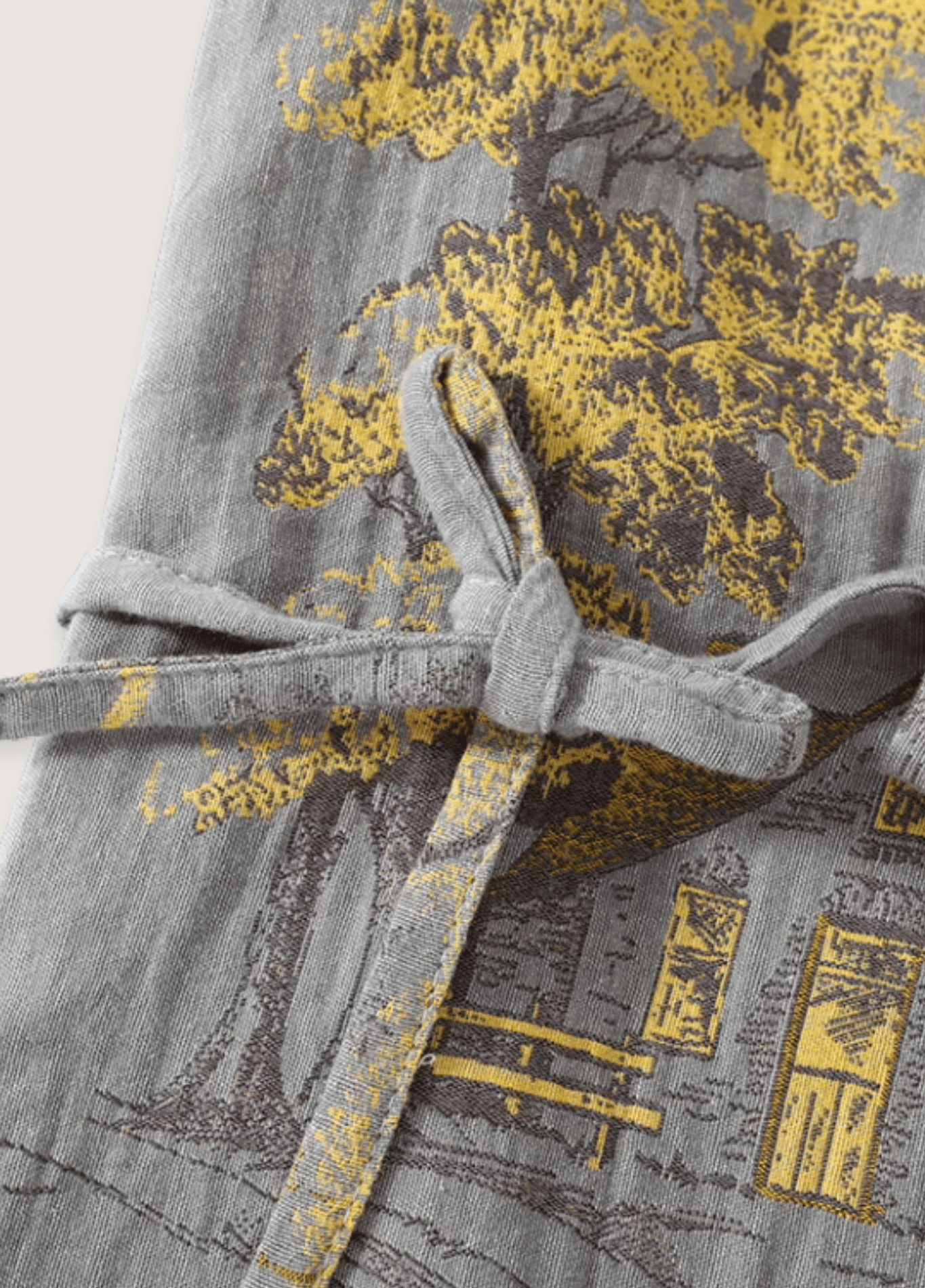 Ensemble Homme 100% Coton Kimono | Élégant Pyjama Automnal 1