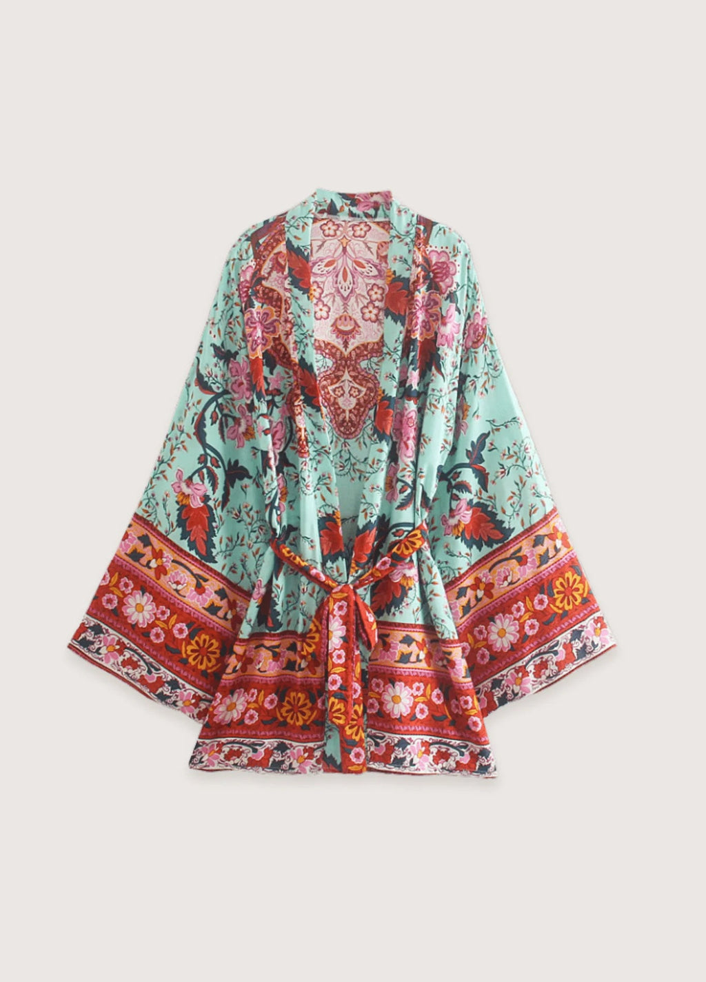 Femme Coton Kimono Court | Élégant et Confortable Veste d'Été 0