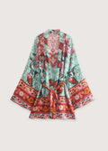 Femme Coton Kimono Court | Élégant et Confortable Veste d'Été 0