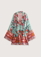 Femme Coton Kimono Court | Élégant et Confortable Veste d'Été 0