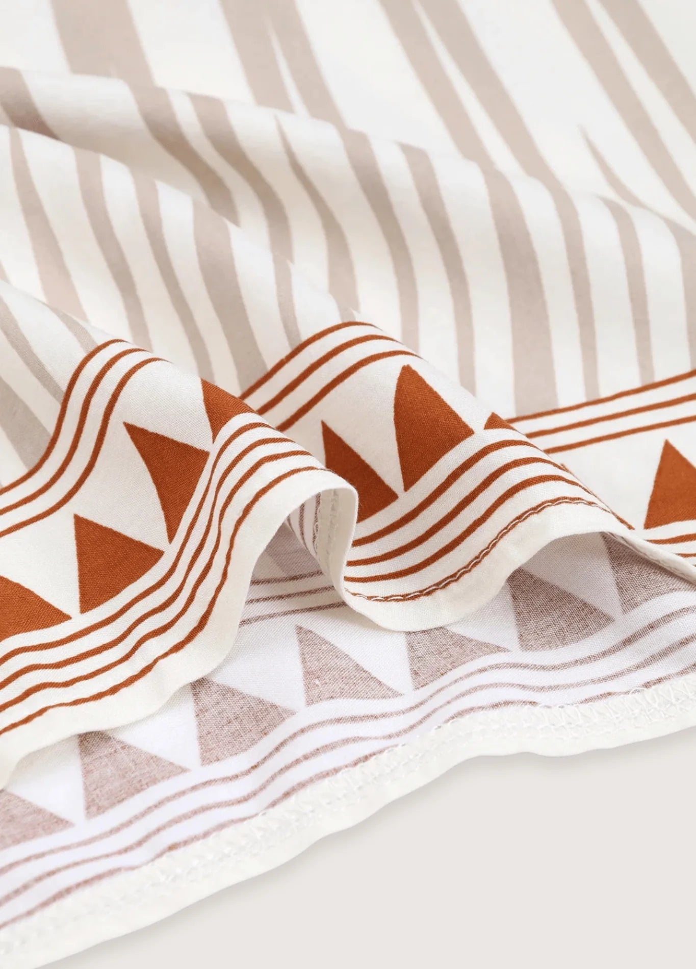 Femme Kimono 100% Coton | Élégant Beige Long avec Motifs 2