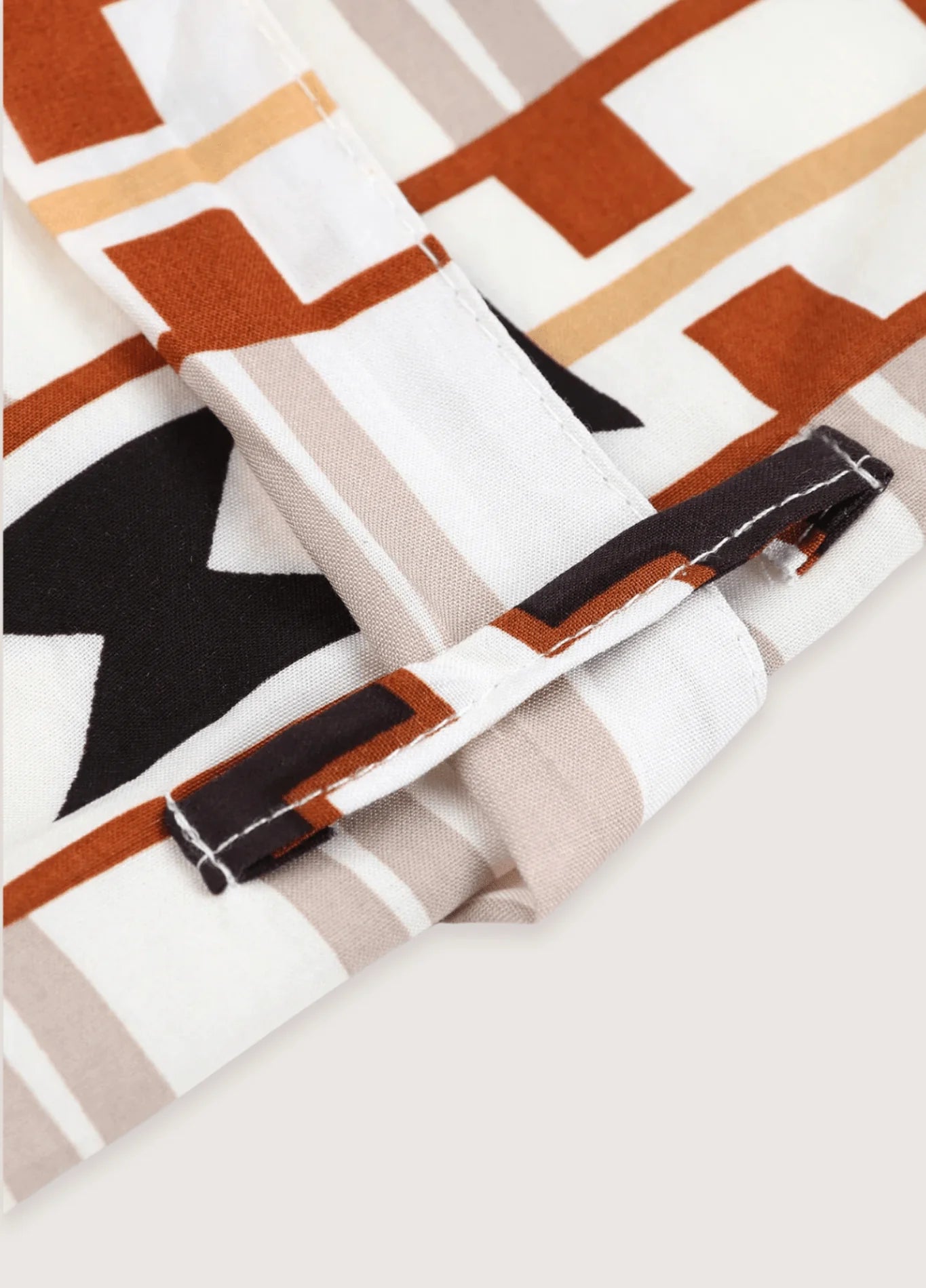 Femme Kimono 100% Coton | Élégant Beige Long avec Motifs 4