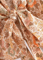 Femme Kimono Beige | Élégant Tissu Doux et Fluide 2