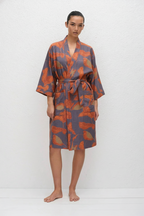 Femme Kimono Coton Peignoir | Élégant et Confortable 0