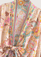 Femme Kimono Court en Coton | Élégant et Polyvalent 2