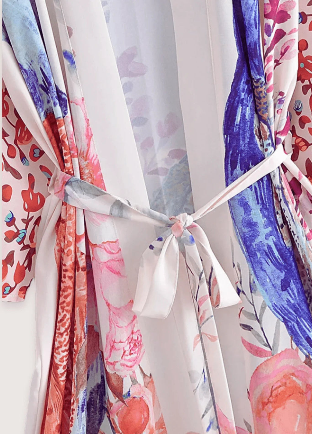 Femme Kimono Floral Long | Élégant et Confortable Veste d'Été 4