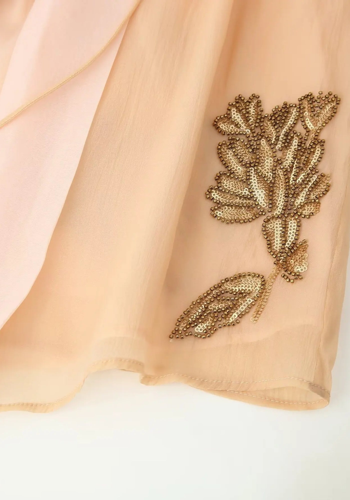 Femme Kimono Soie Beige | Élégant et Brodé | Coupe Ample pour Occasions Spéciales 3