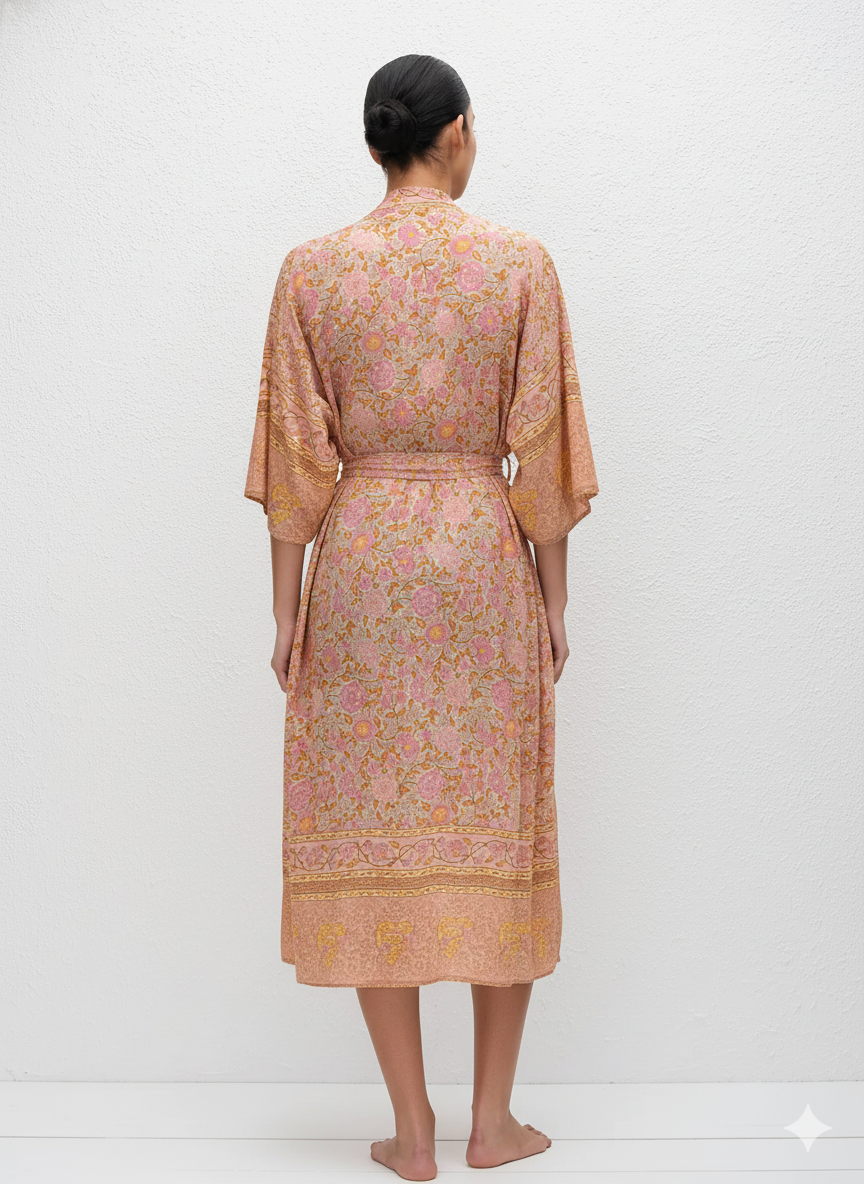 Femme Kimono en Coton et Viscose | Élégant et Polyvalent 1