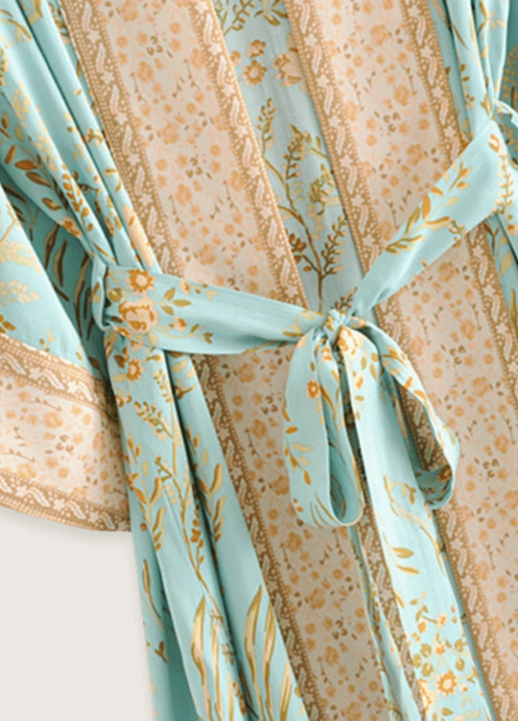 Femme Kimono en Polyester Bleu | Élégant et Confortable 1
