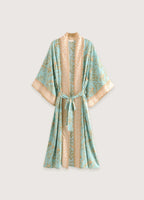Femme Kimono en Polyester Bleu | Élégant et Confortable 2
