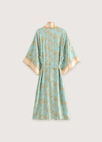 Femme Kimono en Polyester Bleu | Élégant et Confortable 3