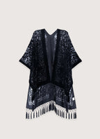 Femme Veste Kimono | Élégante Coupe Fluide Chic 0