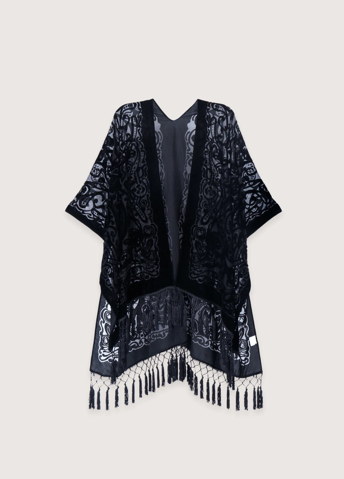 Femme Veste Kimono | Élégante Coupe Fluide Chic 0