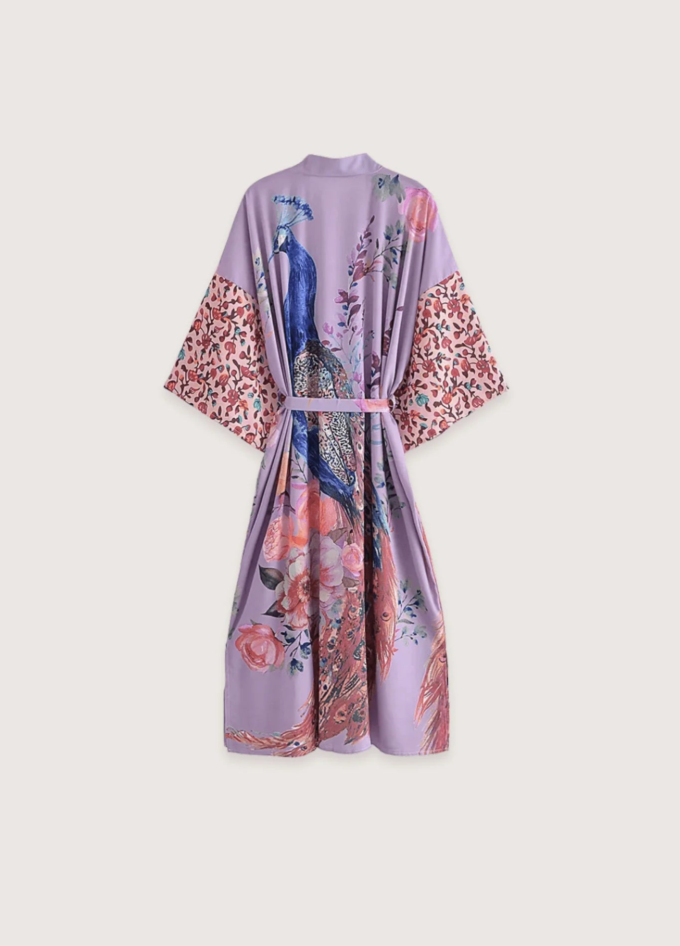 Femmes Kimono Violet | Élégant Kimono Long en Polyester 1