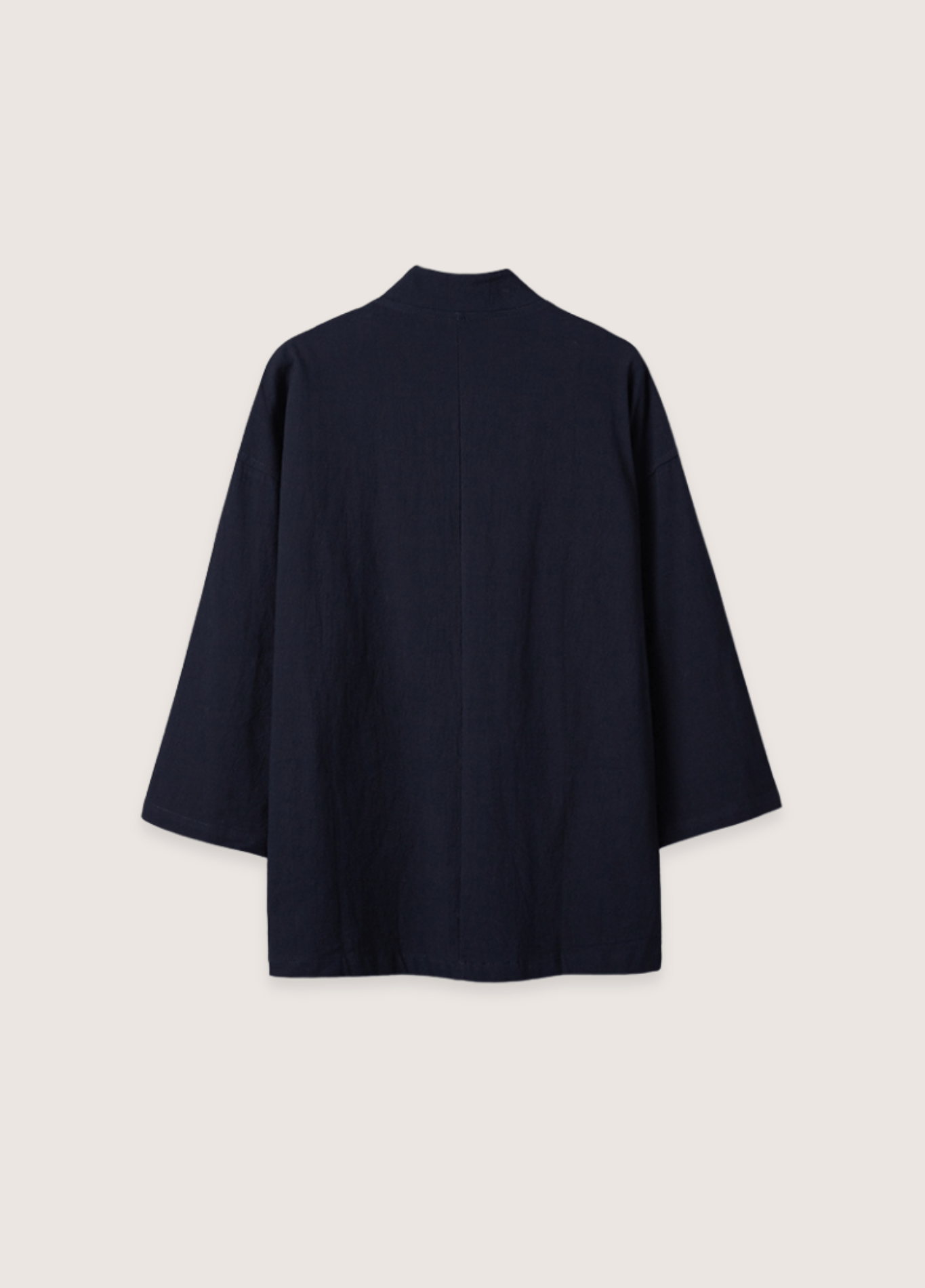 Homme Polyester Veste Kimono | Élégante Coupe Ample Minimaliste 1
