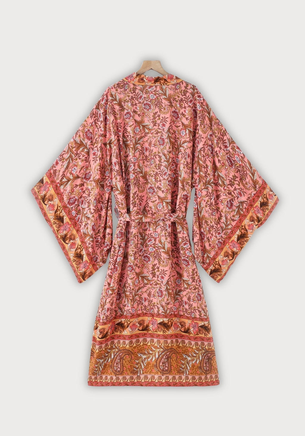 Kimono Femme Coton Floral | Élégant Long Kimono Japonais pour Détente 1