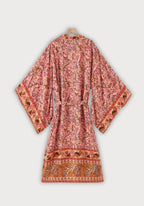 Kimono Femme Coton Floral | Élégant Long Kimono Japonais pour Détente 1