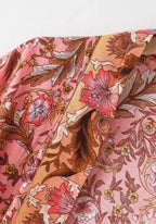 Kimono Femme Coton Floral | Élégant Long Kimono Japonais pour Détente 3