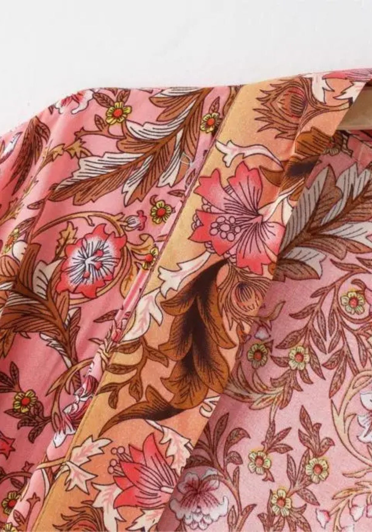Kimono Femme Coton Floral | Élégant Long Kimono Japonais pour Détente 3