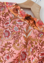 Kimono Femme Coton Floral | Élégant Long Kimono Japonais pour Détente 4
