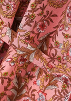Kimono Femme Coton Floral | Élégant Long Kimono Japonais pour Détente 5