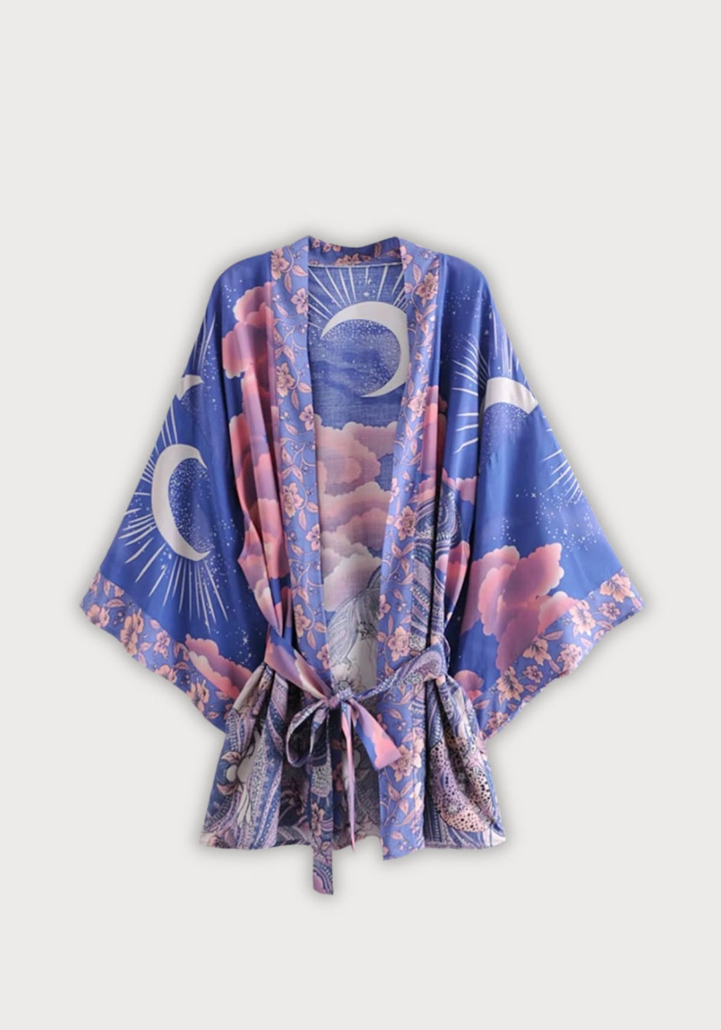 Kimono Femme Coton Léger | Élégant Kimono de Plage de Style Bohème Été 0