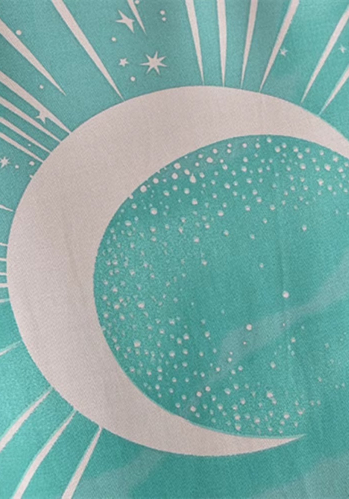Kimono Femme Coton Léger de Plage | Élégant et Bohème Turquoise avec Motifs Floraux 5