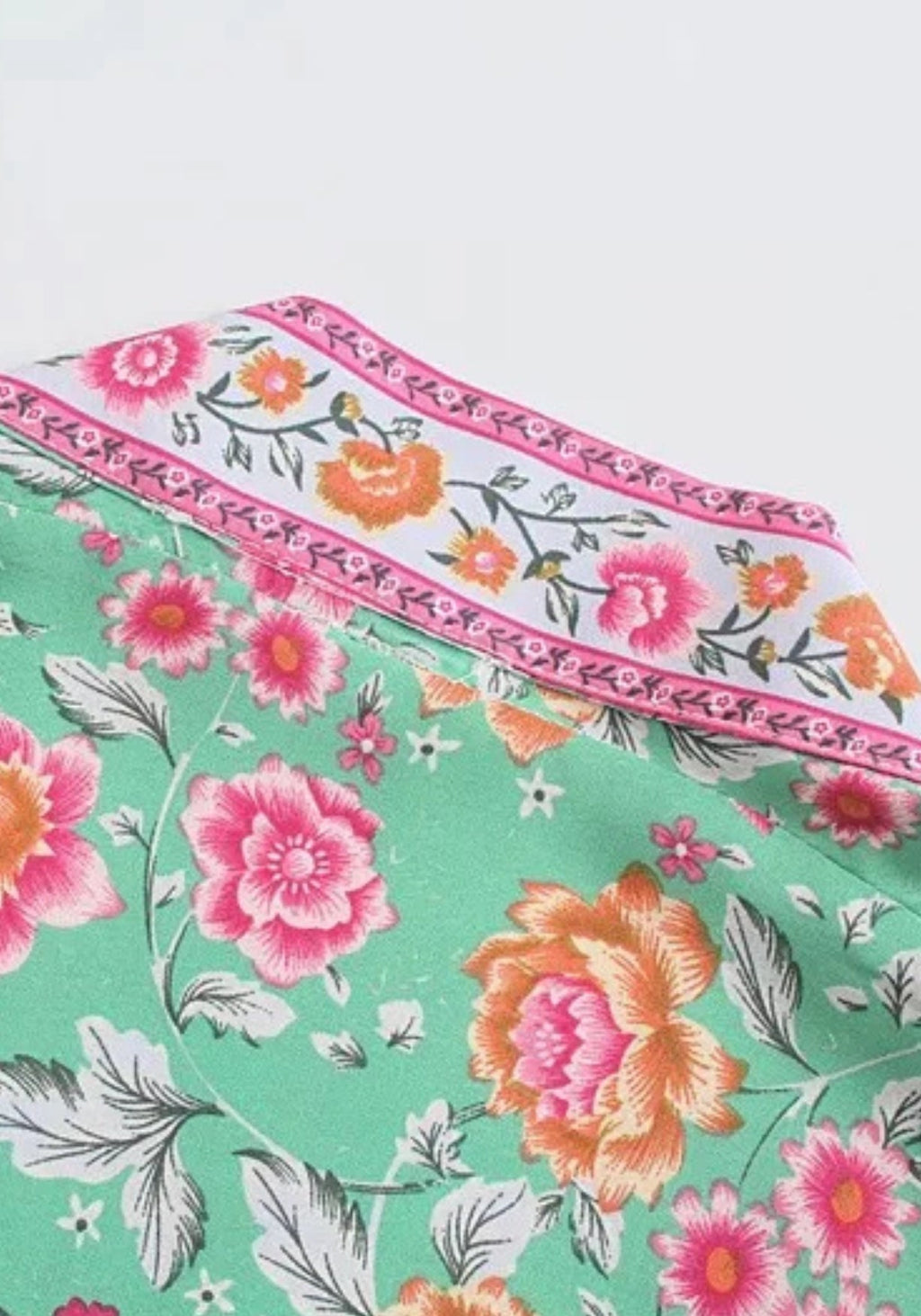 Kimono Femme Coton Long | Élégant Aérien à Fleurs pour Été 3