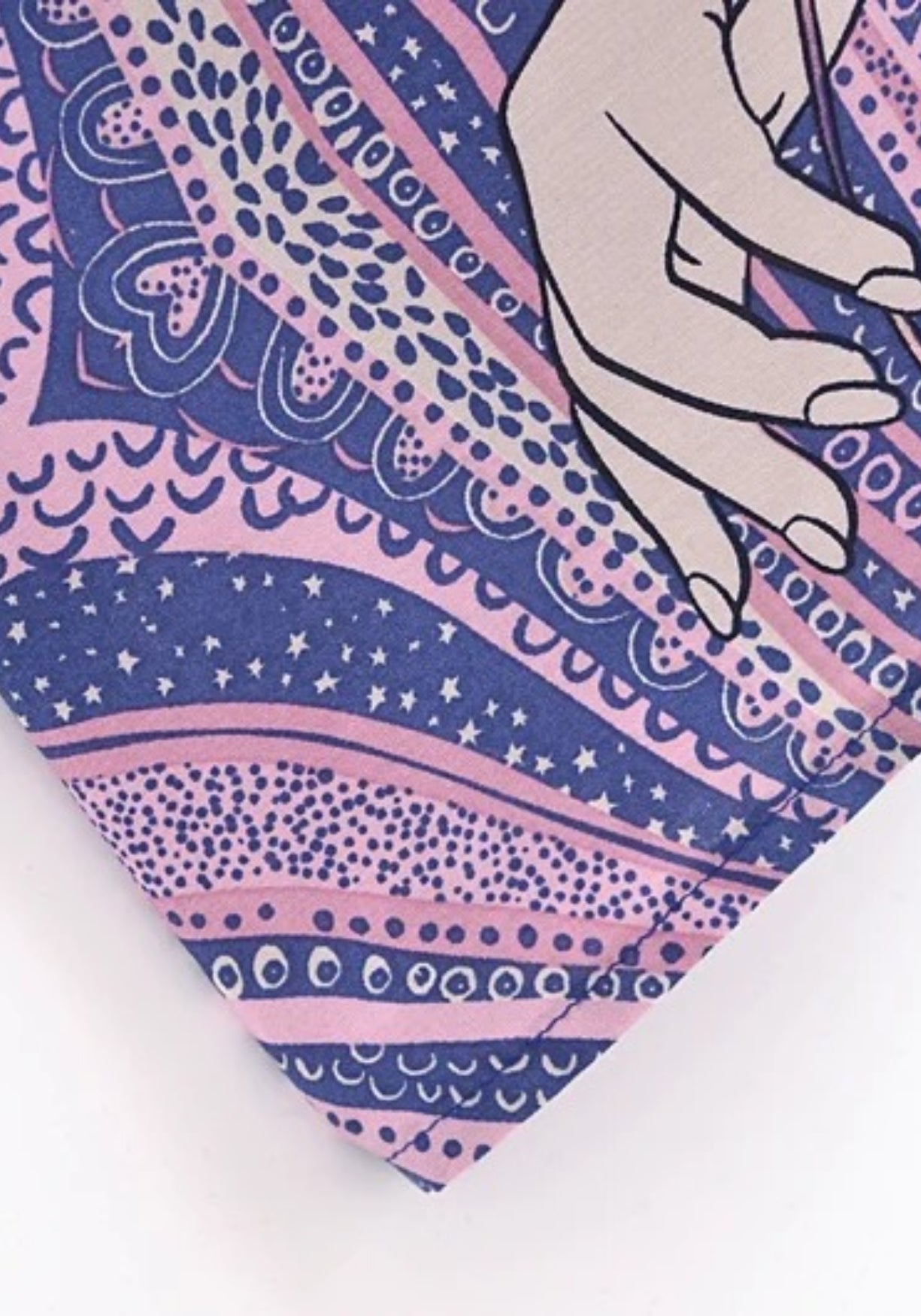 Kimono Femme Coton Rayonne Long | Élégant Motif Céleste Bohème 5