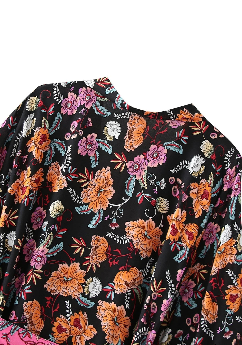 Kimono Femme Floral 100% Coton | Élégant et Aérien pour l'Été 4