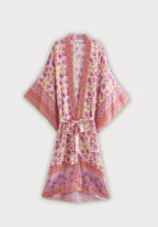 Kimono Femme Floral Long | Chic Ample Été pour Plage et Détente 0