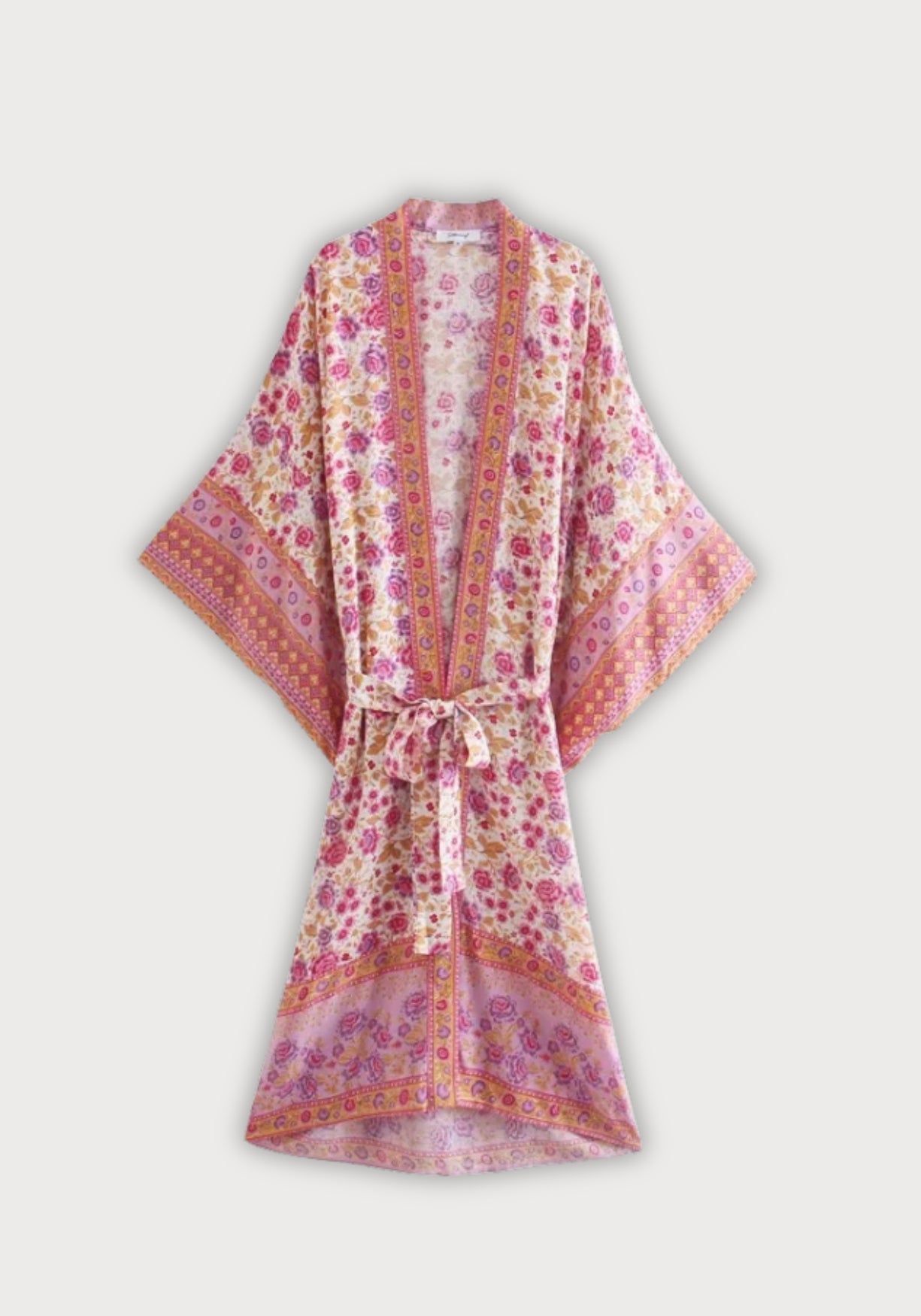 Kimono Femme Floral Long | Chic Ample Été pour Plage et Détente 0