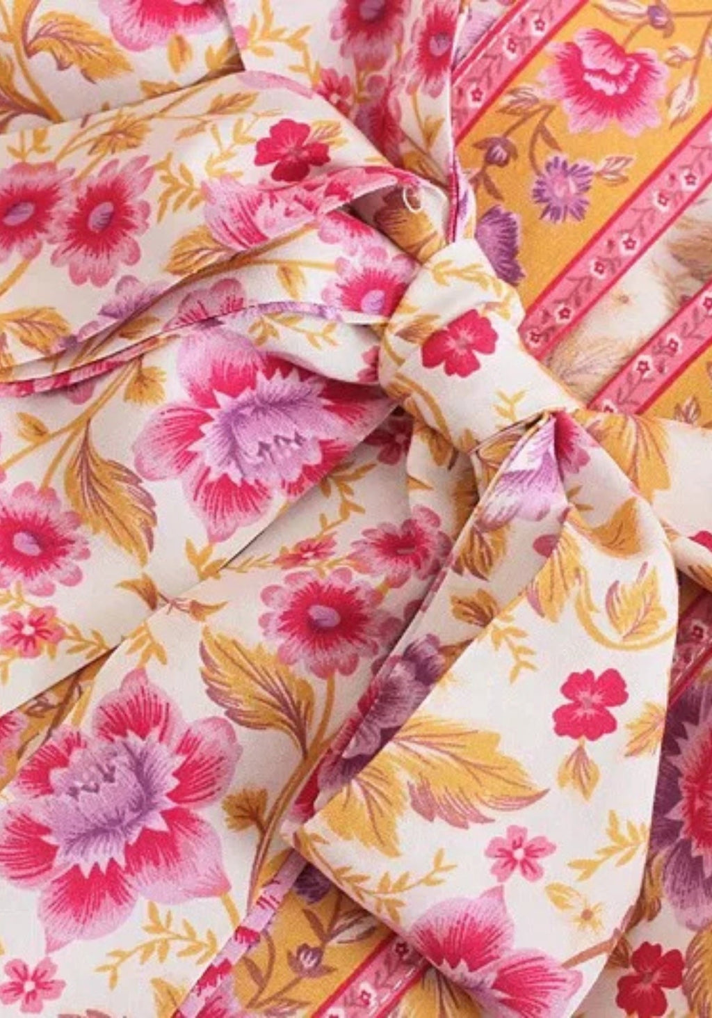 Kimono Femme Floral Long | Chic Ample Été pour Plage et Détente 5