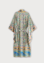 Kimono Femme Floral en Coton | Élégant Long avec Manches Amples 1