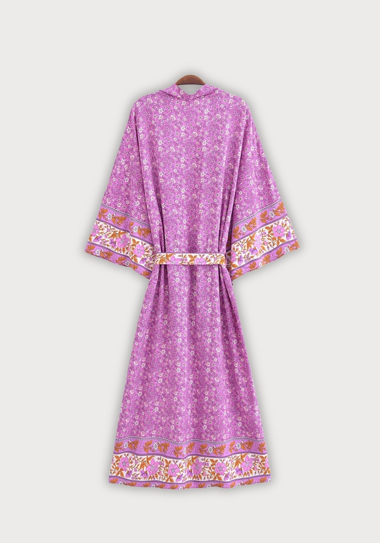Kimono Femme Floral en Polyester | Élégant Long Kimono de Plage d'Été 1