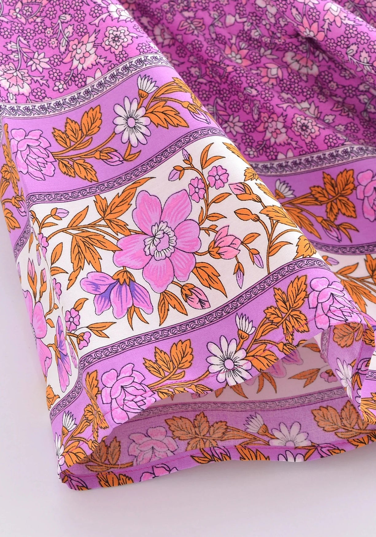 Kimono Femme Floral en Polyester | Élégant Long Kimono de Plage d'Été 2