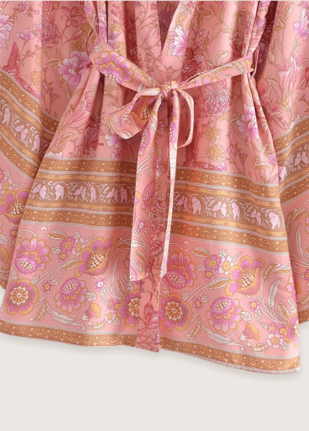 Kimono Femme Floral en Polyester | Élégant et Confortable pour Toutes Occasions 2