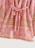 Kimono Femme Floral en Polyester | Élégant et Confortable pour Toutes Occasions 2