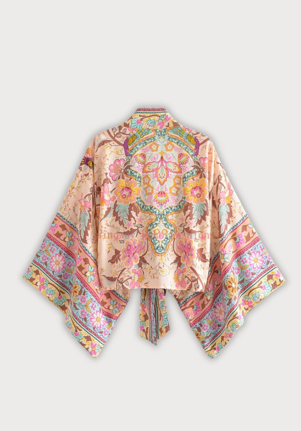 Kimono Femme Imprimé Floral | Aérien et Élégant en Coton Rayonne 1