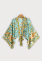 Kimono Femme Léger Floral | Élégant Kimono De Plage Estival 0