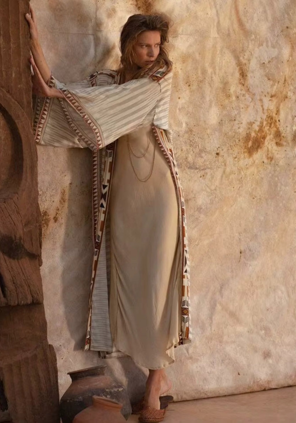Kimono Femme Long en Rayonne | Élégant et Bohème pour l'Été 2