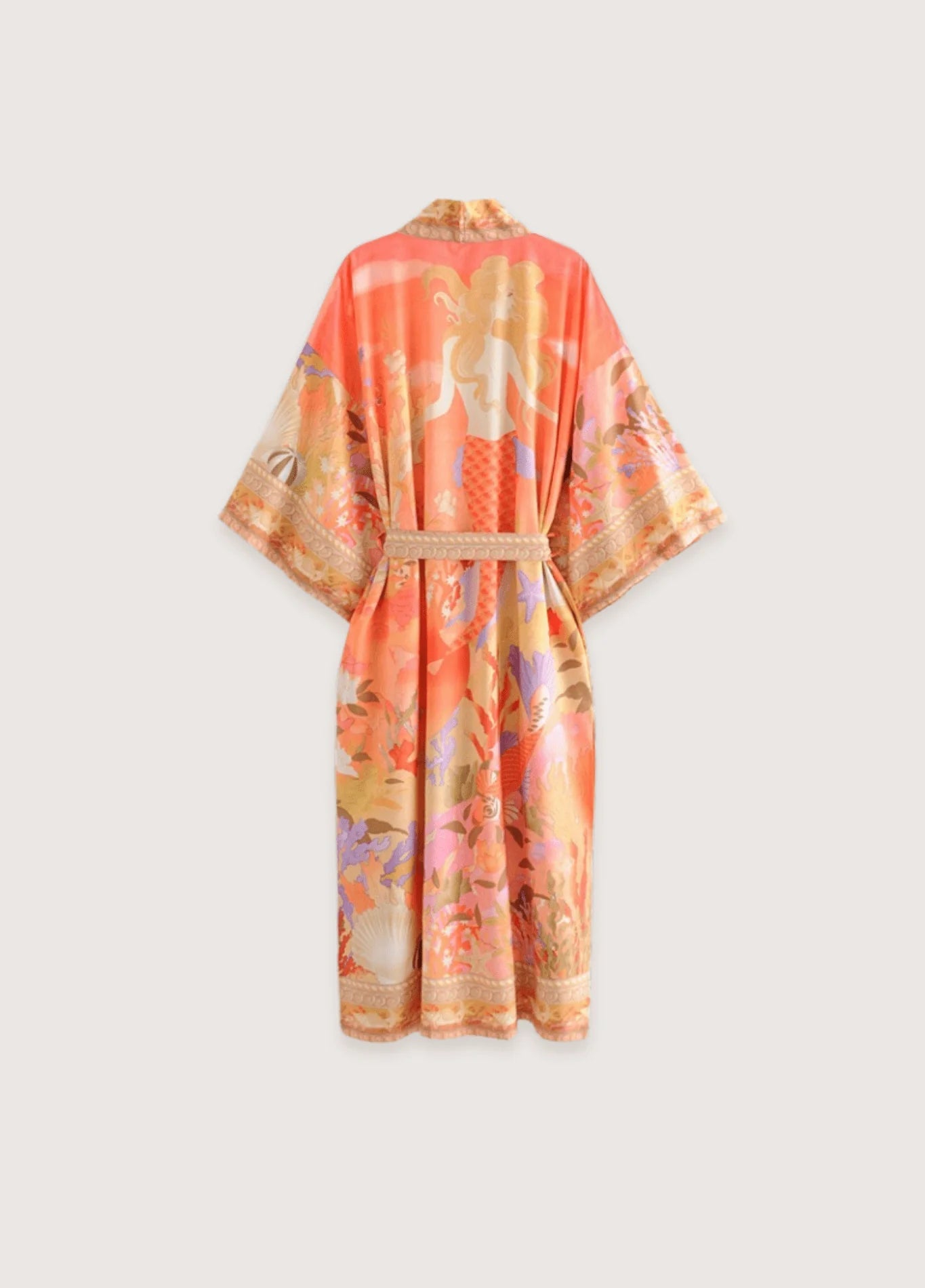 Kimono Femme Polyester Long | Élégant et Coloré Vêtement d'Été 1