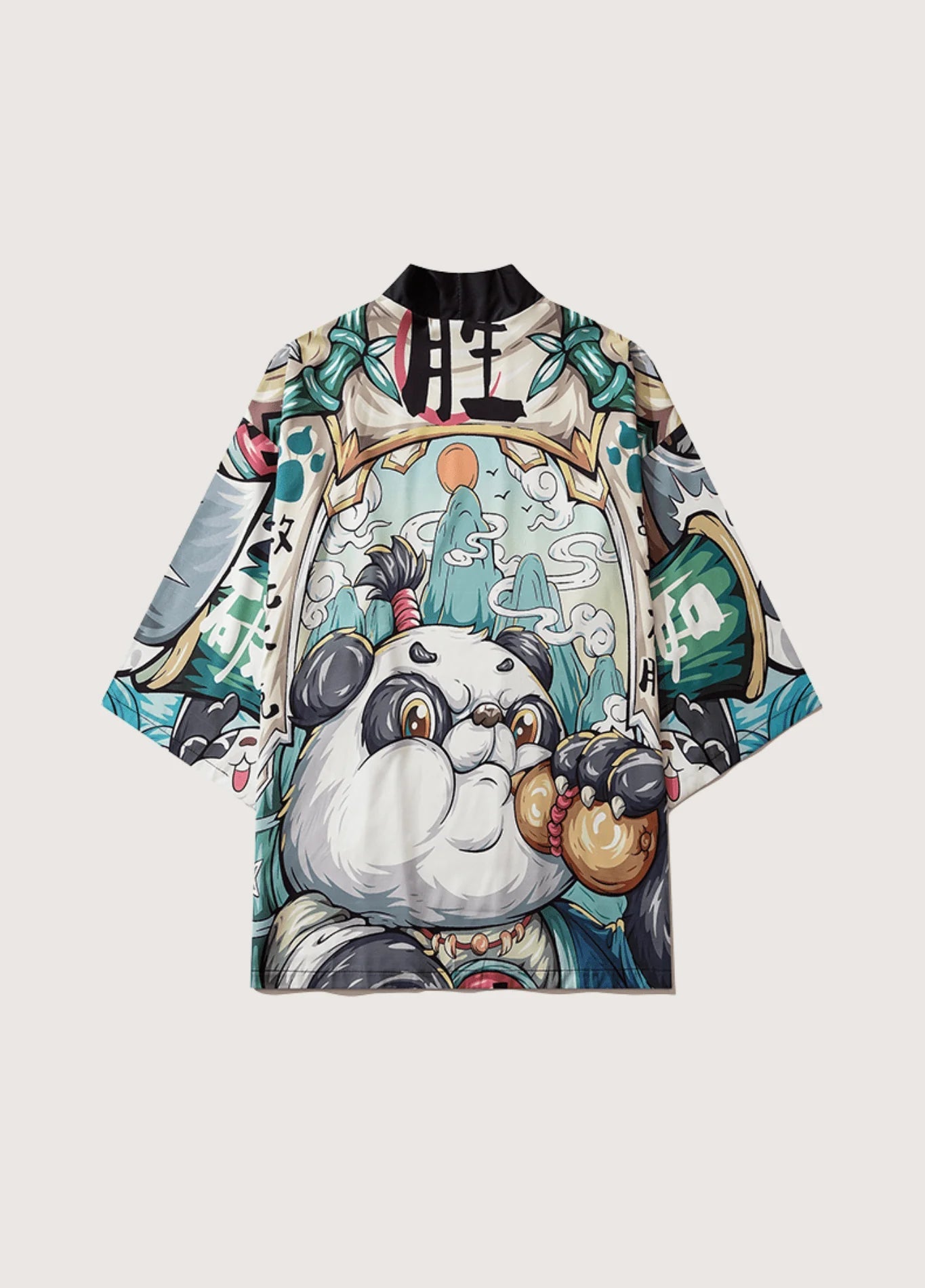 Kimono Femme Polyester | Original Kawaii Panda Design | Confortable et Distinctif 0