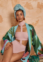 Kimono Femme Tropical Long | Élégant Léger Kimono Plage Été 5