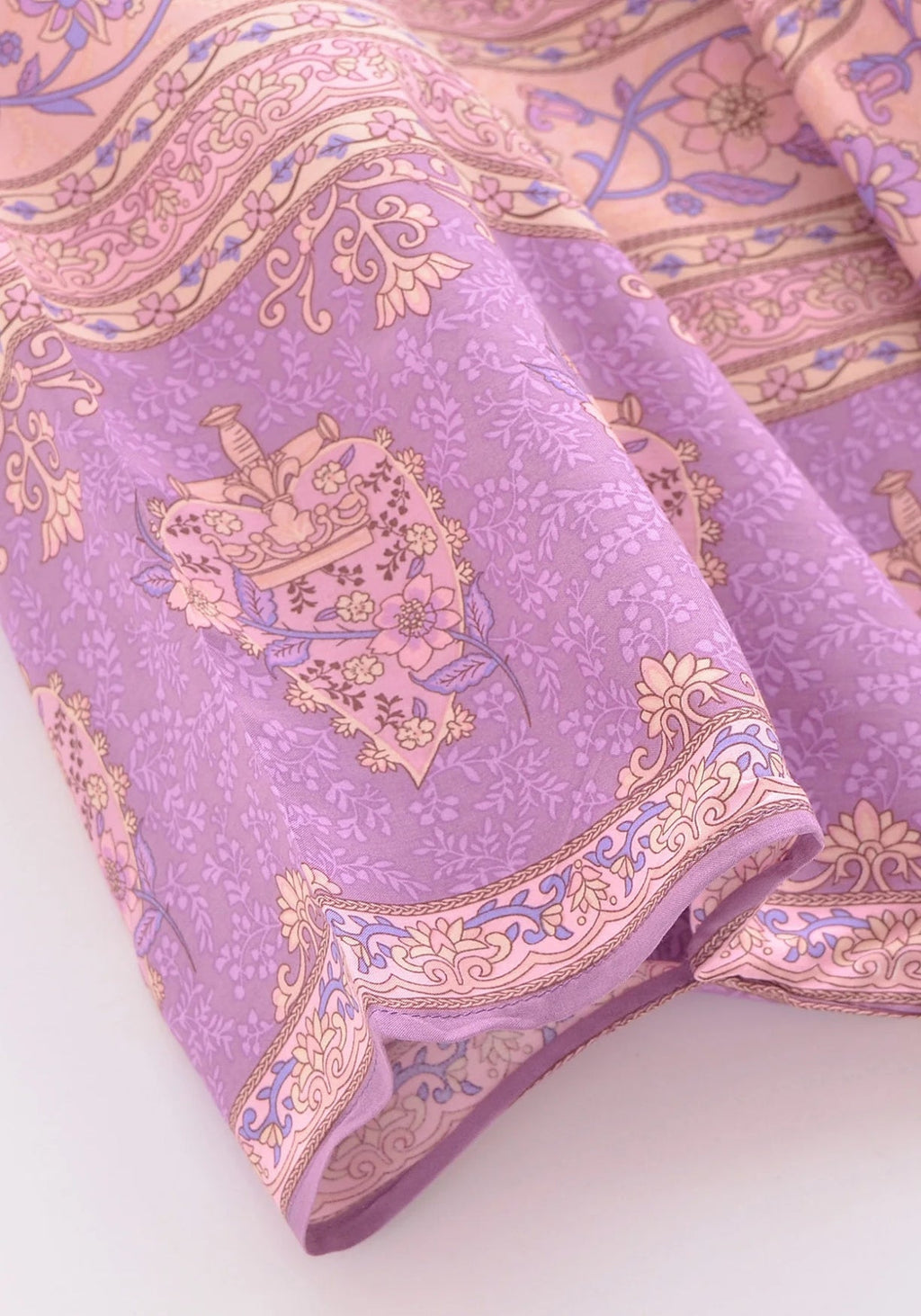 Kimono Femme Viscose Court | Élégant Imprimé Floral Léger pour Été 4