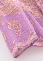 Kimono Femme Viscose Court | Élégant Imprimé Floral Léger pour Été 4
