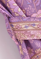 Kimono Femme Viscose Court | Élégant Imprimé Floral Léger pour Été 5