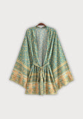 Kimono Femme Viscose Court | Élégant Imprimé Floral d'Été pour Plage 0