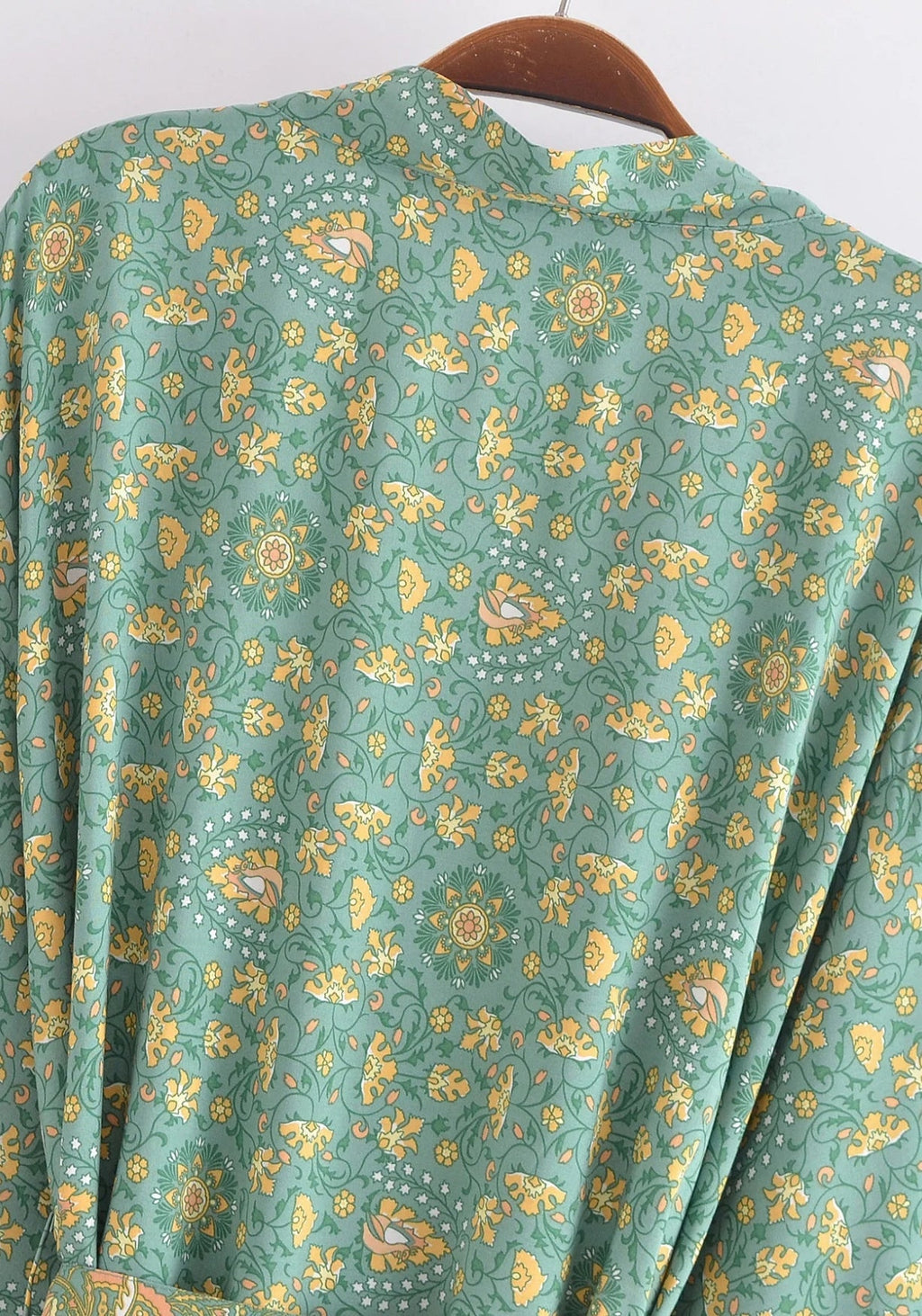 Kimono Femme Viscose Court | Élégant Imprimé Floral d'Été pour Plage 3